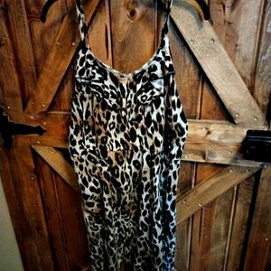 Tiger print nightgown